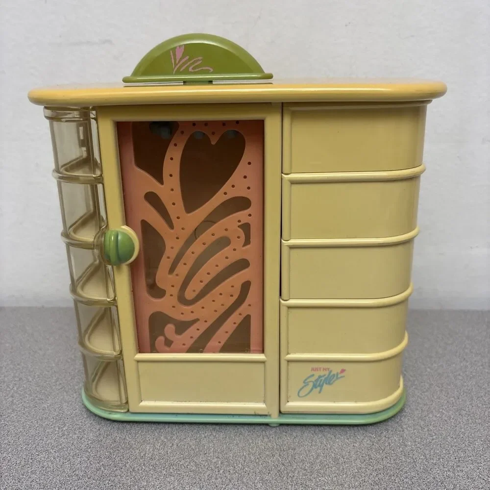 Vtg 1989 Fisher Price Just My Style Jewelry Box Case w/ Hidden Compartment